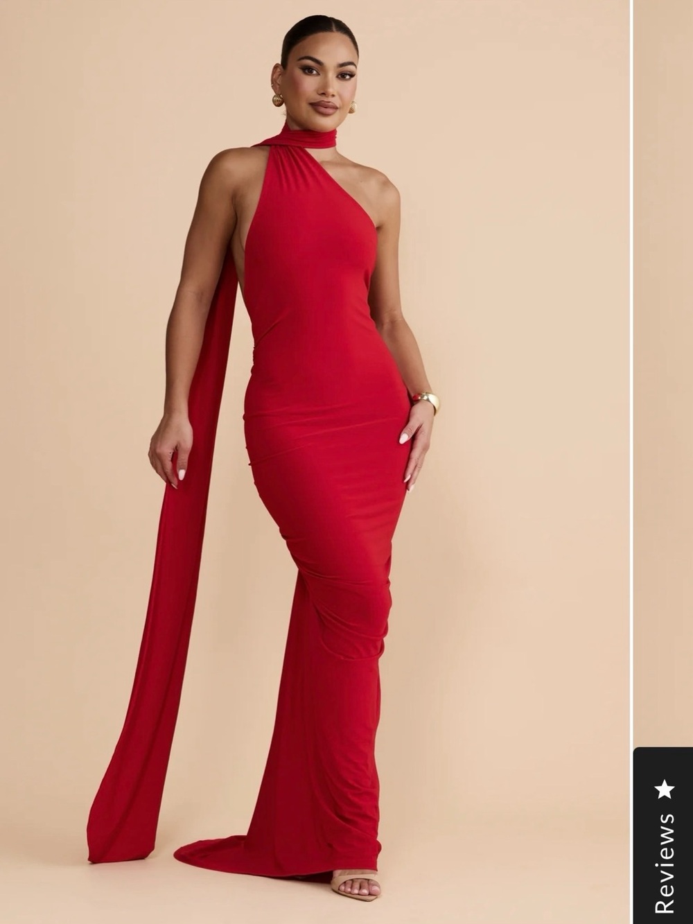 Melani The Label LEONI Red dress